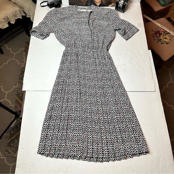 Liz Roberts 70”s vintage dress elastic waistband - Picture 4 of 10